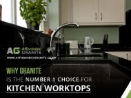 Importance of Installing Granite Worktops in Kitchen