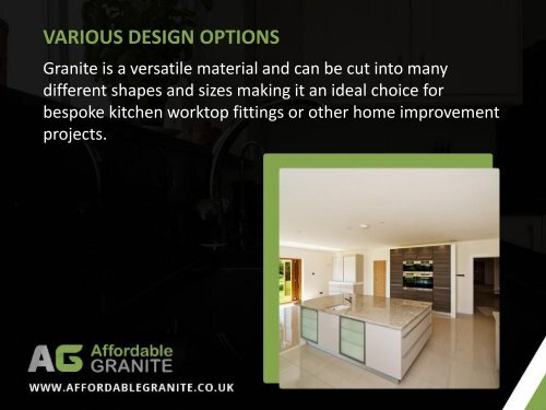 Importance of Installing Granite Worktops in Kitchen