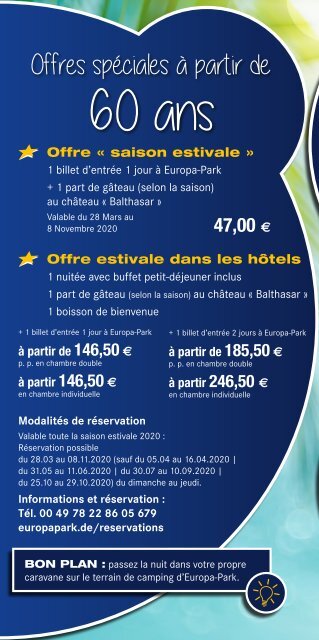 Europa-Park Resort - offres pour les hôtes à partir de 60 ans