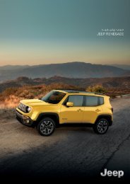 Jeep Renegade sales flyer