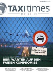 Taxi Times Berlin - Dezember 2017