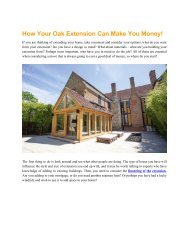 How Your Oak Extension Can Make You Money (3)