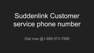 Suddenlink Customer service phone number