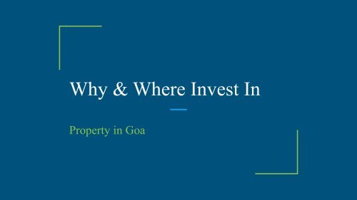 Property in Goa