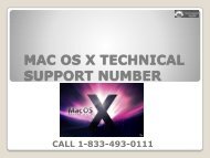 1-833-493-0111 Mac Technical OS X Support Number