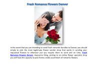 Fresh Romance Flowers Denver