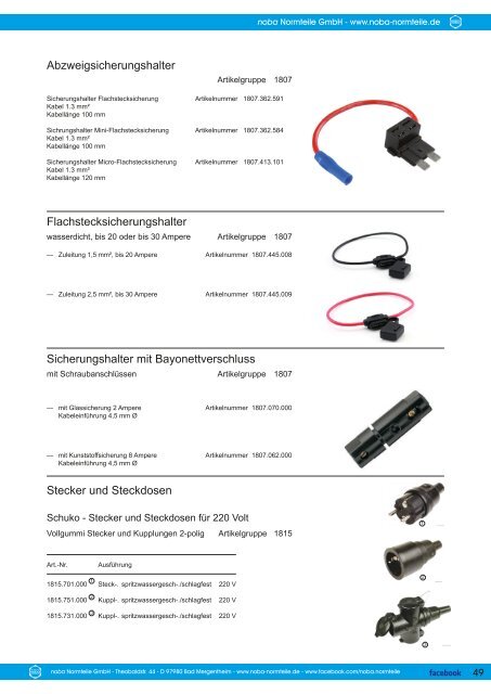 Übersicht Katalog