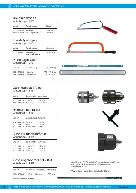 Übersicht Katalog