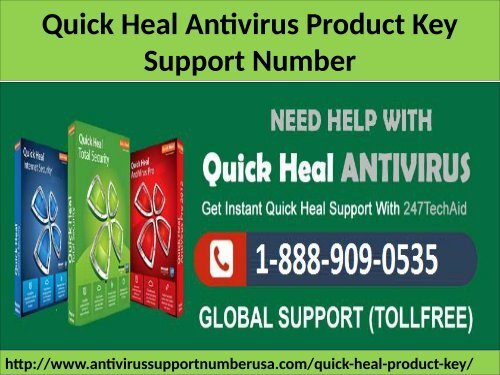 1 888 909 0535 Quick Heal Antivirus Activation Key Support Number