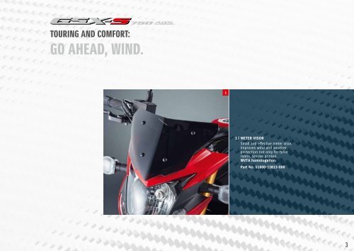 SUZUKI GSX-S750  ACCESSORIES 2018