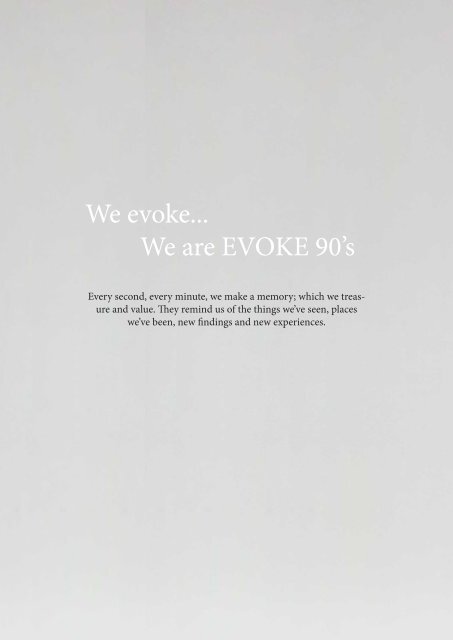 EVOKE Catalogue 2018