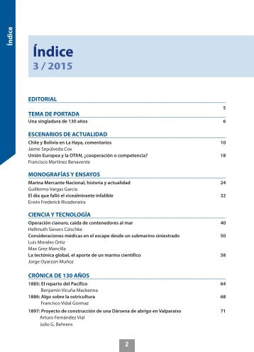Índice Revista de Marina 946