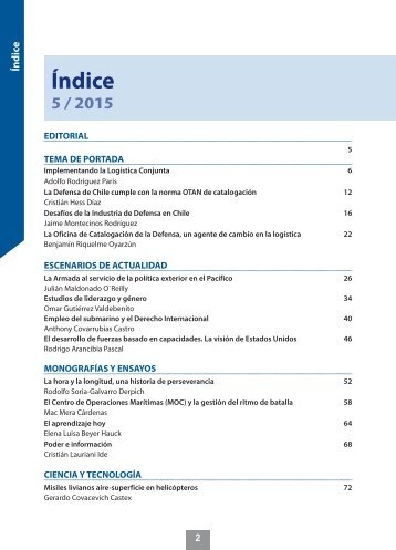 Índice Revista de Marina 948
