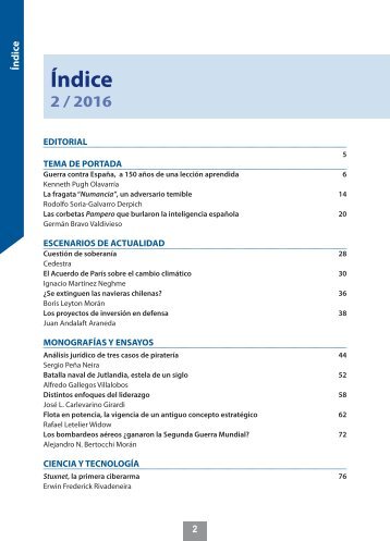 Índice Revista de Marina 951