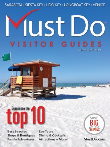 Must Do Sarasota Visitor Guide Winter/Spring 2018