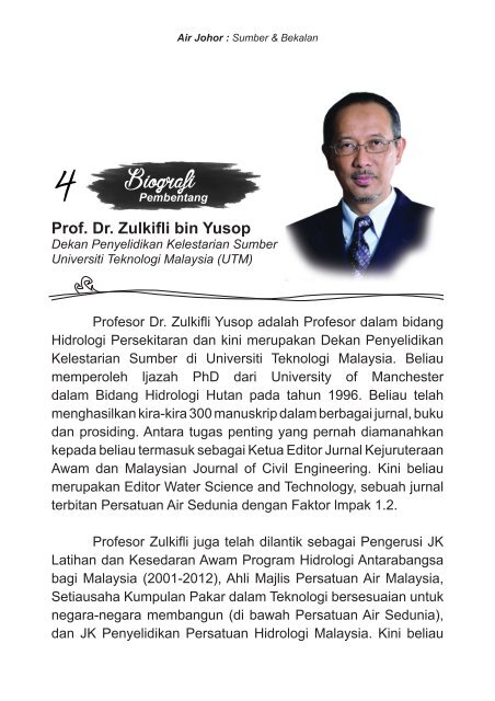 Air Johor Book