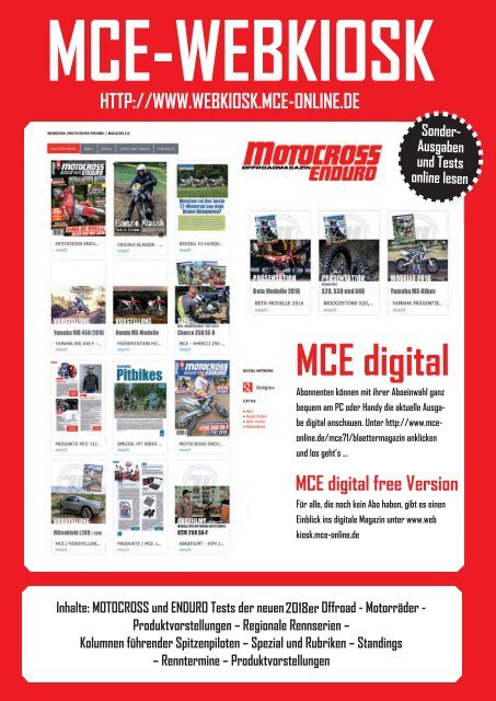 Motocross Enduro Ausgabe 02/2018