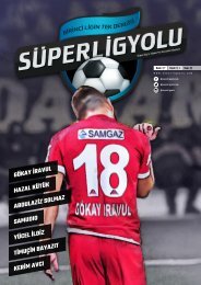 Süper Lig Yolu Dergisi Ocak