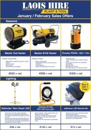 Laois Sales Jan Feb Promotions