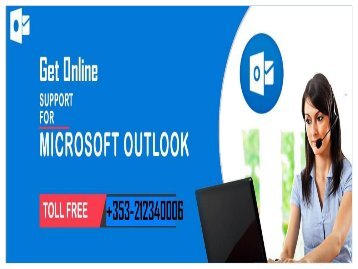 Outlook support number Ireland +353-212340006