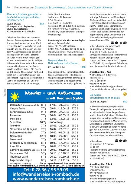 Magazin Ferienwandern 2018