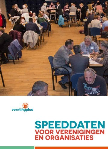 Speeddaten voor vrijwilligers