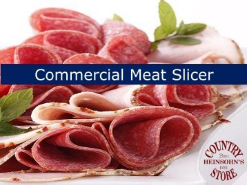 Buy Top Level Of Commercial Meat Slicer Online