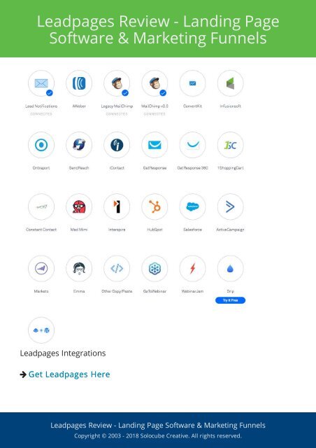 Leadpages Review - Landing Page Software &amp; Marketing Funnels
