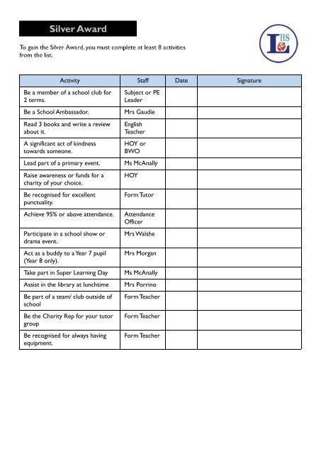 Leadership ladder booklet