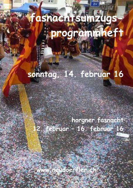 Fasnachtsprogrammheft 16