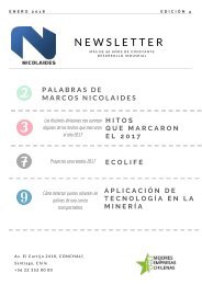 Newsletter Nicolaides - Enero 2018