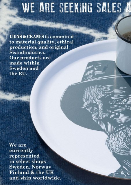 Lions and Cranes Spring / Summer 2018 Catalog