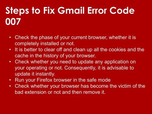 Gmail Error Code #007 Call 1-888-909-0535 Support Number