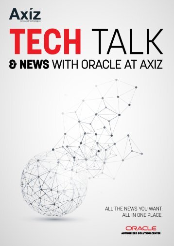 Tech Talk and News with Oracle at Axiz