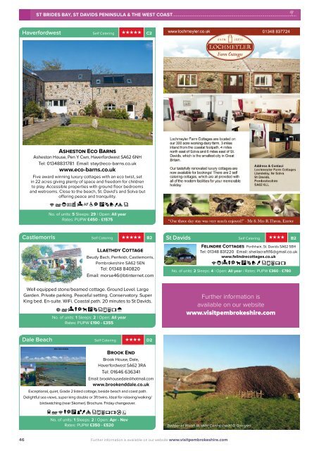 Visit Pembrokeshire 2018