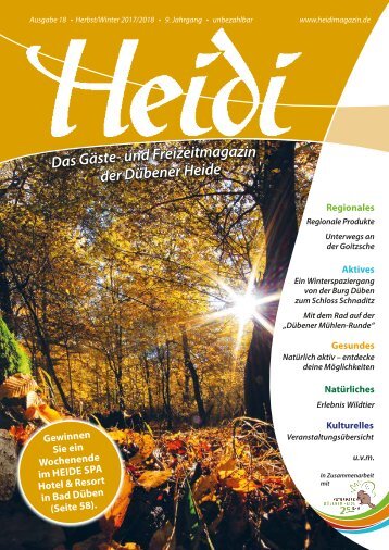 HEIDI - Gäste- und Freizeitmagazinder Dübener Heide