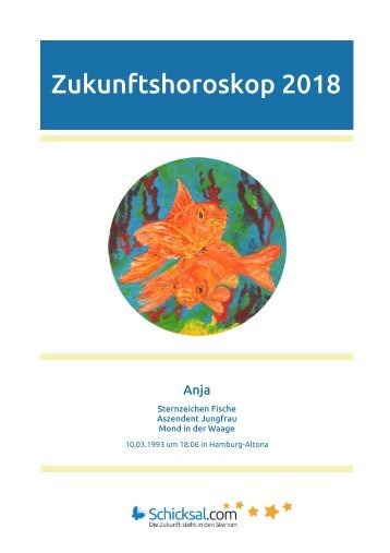 Fische Zukunftshoroskop 2018