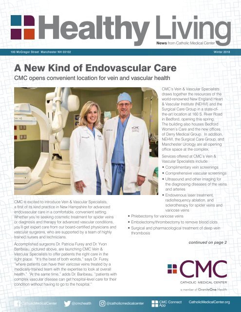 Healthy Living News—CMC—Winter 2018