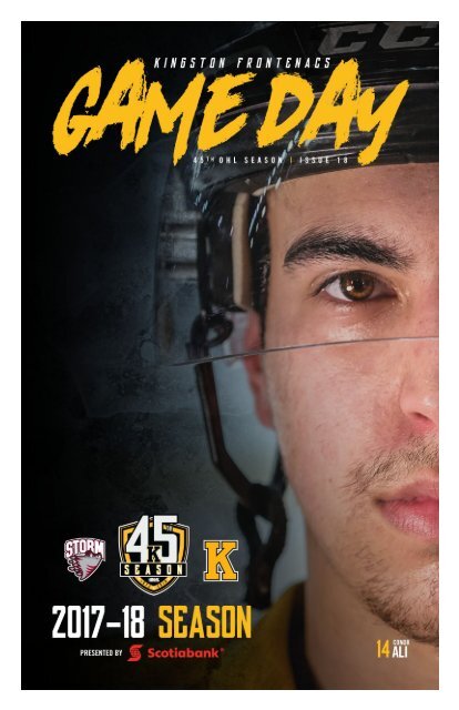 Kingston Frontenacs GameDay January 12, 2018