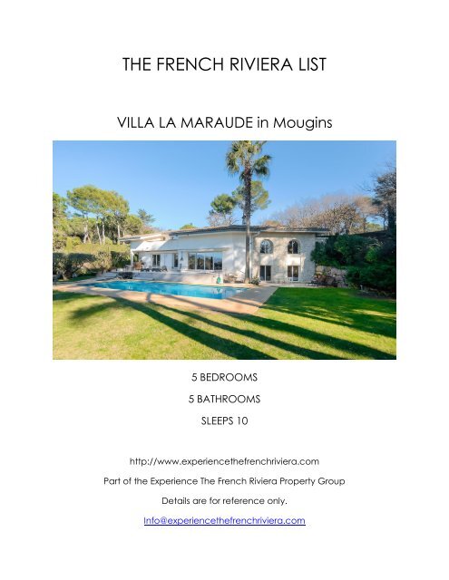 Villa La Maraude - Mougins