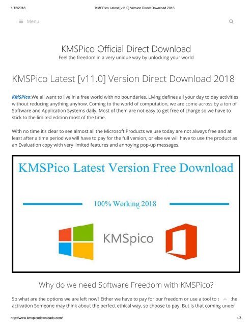 kmspico not working office 2016