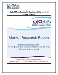 2018 Music Production Equipment Market Global Share, Trends, Opportunities, Outlook & Forecast 2025