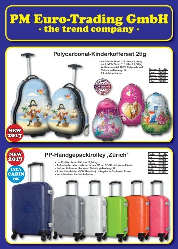 Kofferkatalog 2017
