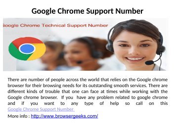 Google Chrome Chat  Support Number