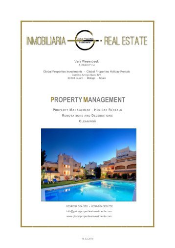 GLOBAL PROPERTIES INVESTMENTS Property Management  2018