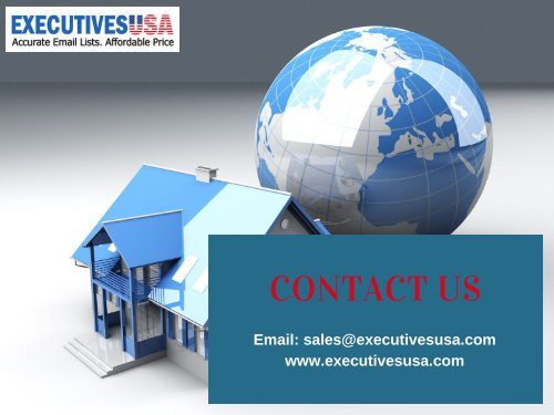 Real Estate Industry Email List (1)
