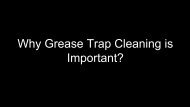 Why Grease Trap Cleaning is Important - Harmor Services