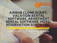 Airbnb clone script, Vacation rental software