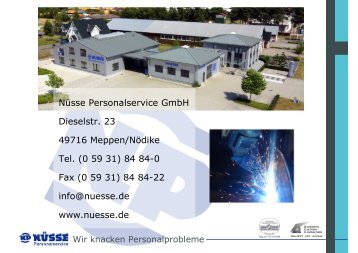 Präsentation Nüsse Personalservice GmbH