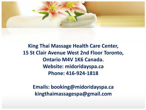 Toronto Spa Packages For Couples